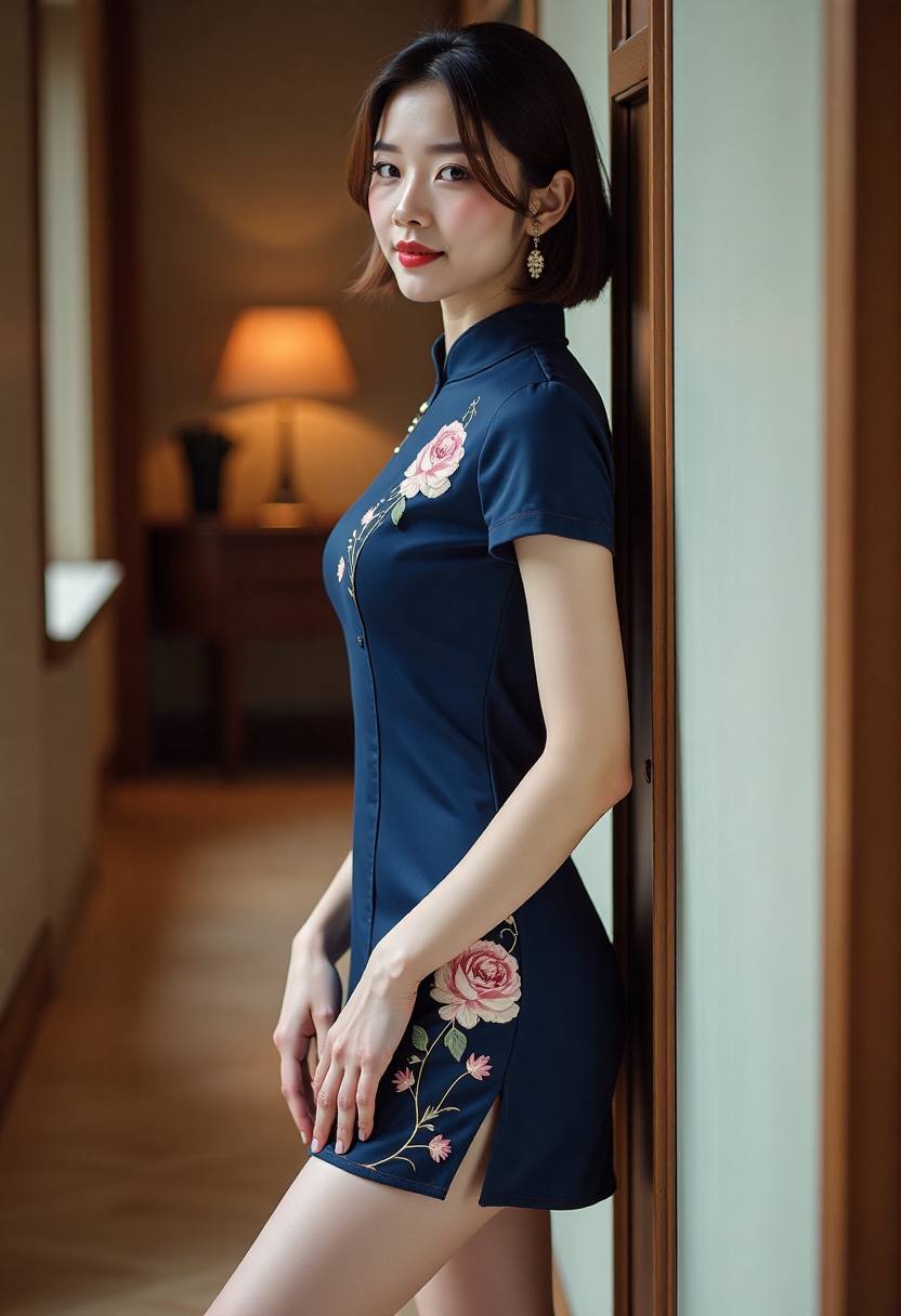 灯火向晚海报